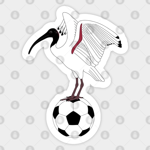 Bin Chicken Soccer Sticker by BinChickenBaby